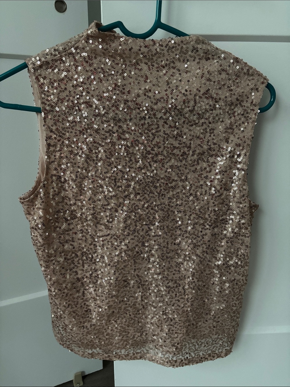 Melrose and Market Sequin Sleeveless Camisole in Rose